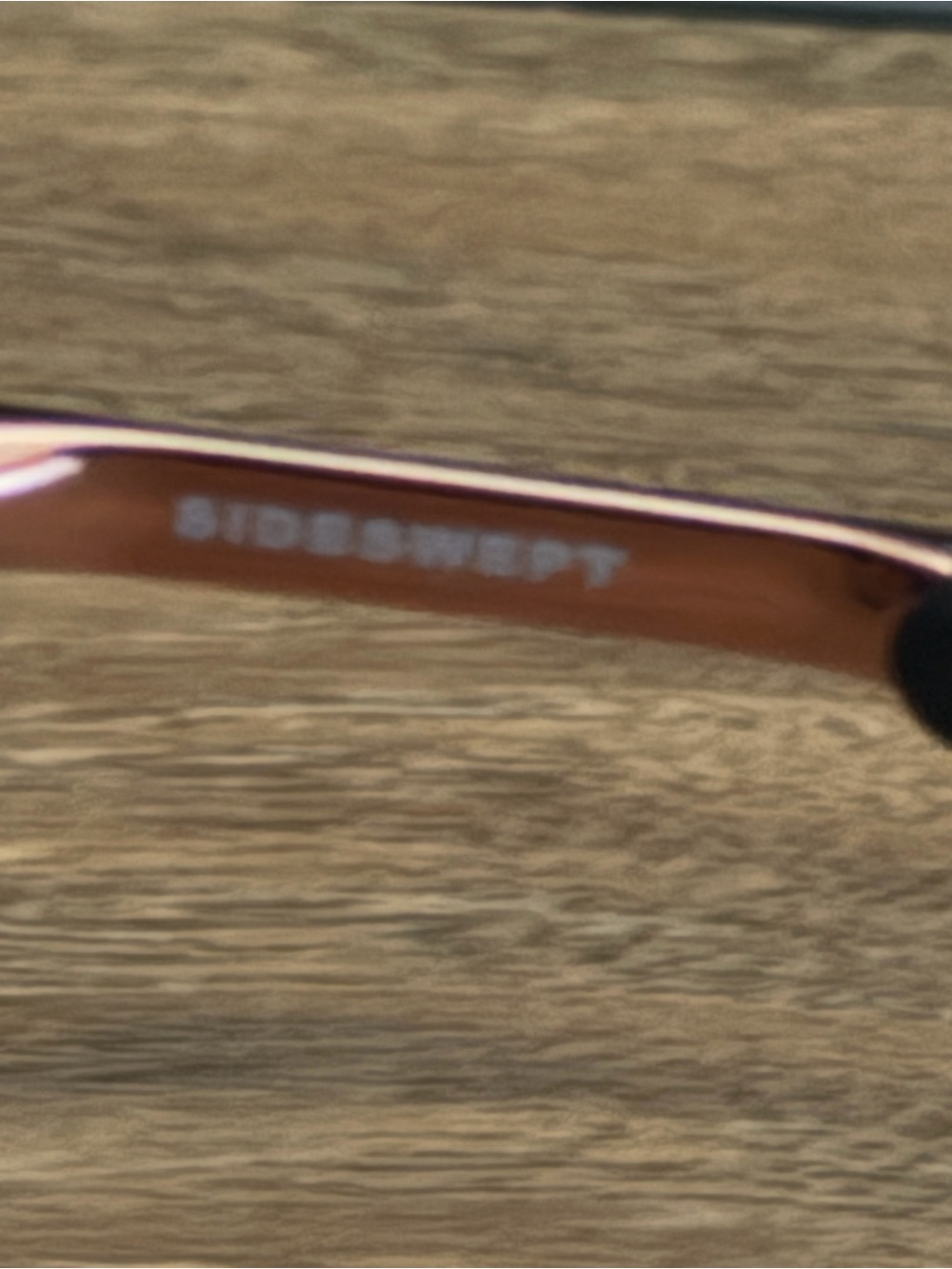 Oakley Sideswept Prizm Polarized Sunglasses - Velvet Black/Rose Gold - Picture 6 of 9